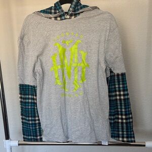 Youth Disney Haunted Mansion Flannel Hoodie